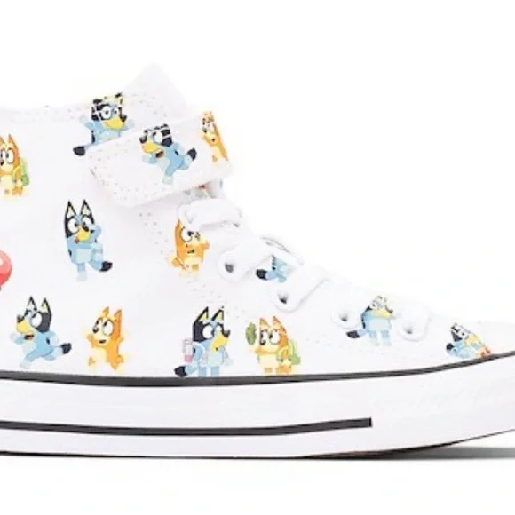 Converse Bluey Chuck Taylor All star easy-on High top Sneaker-little kids sz11 - Picture 3 of 7